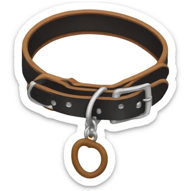 Dog collar sticker