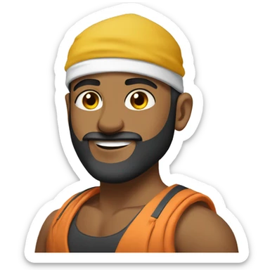 Muslim Gymbro sticker