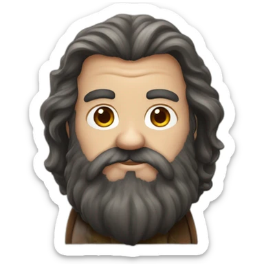 rubeus hagrid sticker