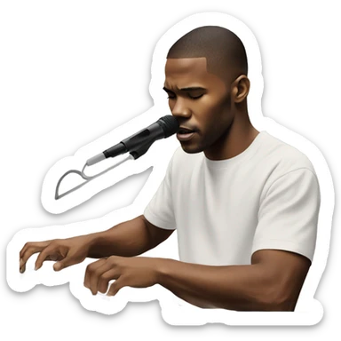frank ocean making music sticker