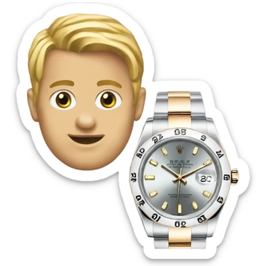 Rolex emoji sticker