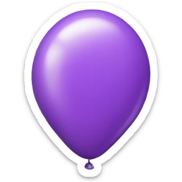 helium three balloon sticker