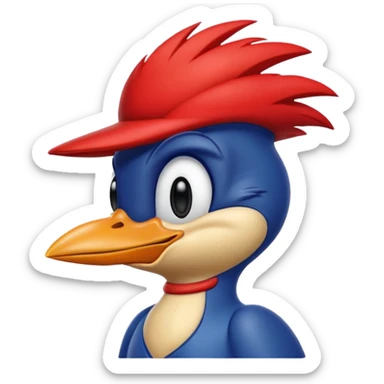Woody woodpecker sticker