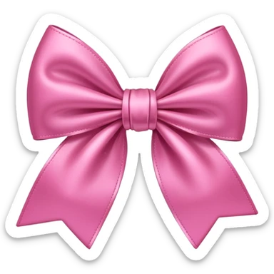 Cute bow sticker