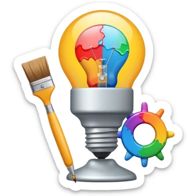 creative department icon sticker