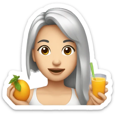 cajita de jugo sticker