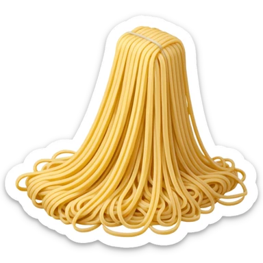 uncooked spaghetti sticker