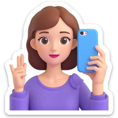 Selfie sticker
