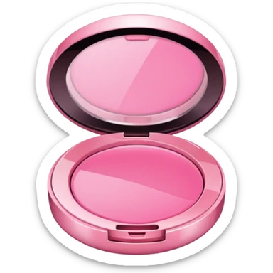 cosmetic in pink colour sticker
