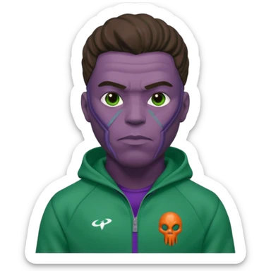 Thanos squidgame 230 player (T.O.P) emoji sticker