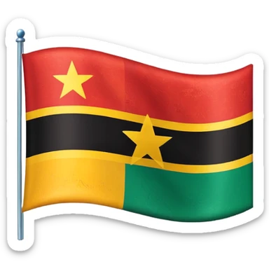 africa flag sticker