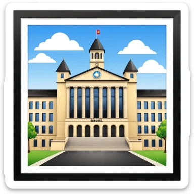 University of Basel main building sticker