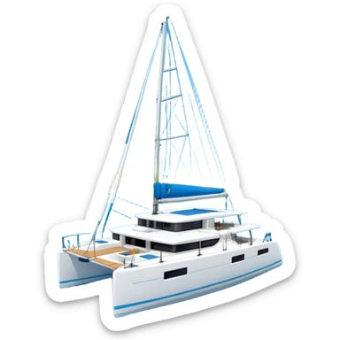 Make me a lagoon 43 catamaran sticker