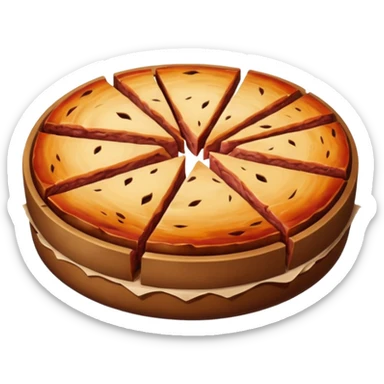 round meat slice rost sticker