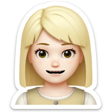 Roblox Chara with a creepy face sticker