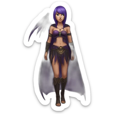 morrigan fullbody sticker