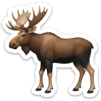 Moose sticker