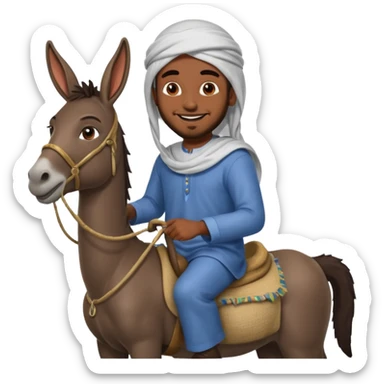 фото араб на осле sticker