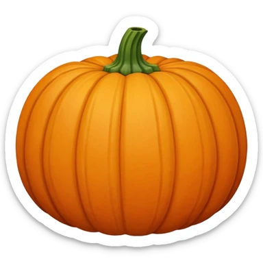 Pumpkin sticker