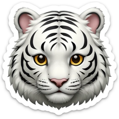 Tigre branco  sticker