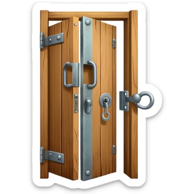 Locked Door sticker