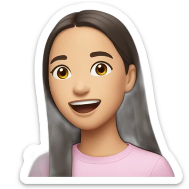 Olivia Rodrigo singing  sticker