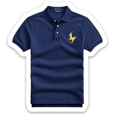 Ralph Lauren polo shirt with logo sticker