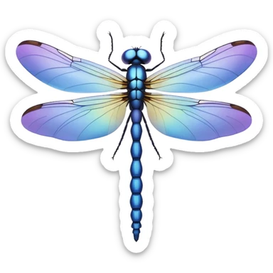 Periwinkle Dragonglfly emoji sticker