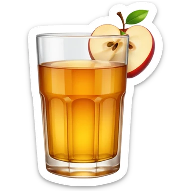 Apple juice sticker