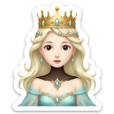Fairy queen sticker