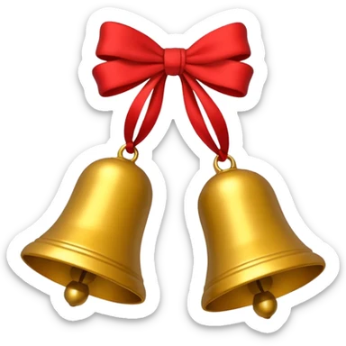 Ghunghroo bells on feet red and gold small  sticker