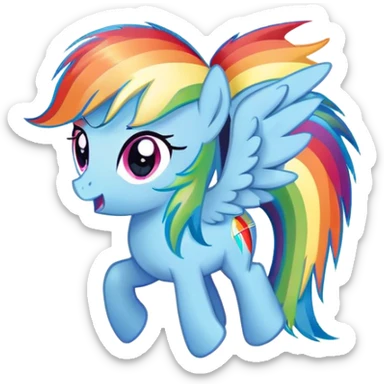 rainbow dash cutie mark  sticker