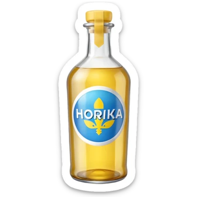 Ukrainian horilka sticker