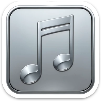 mac os music note metal mute sound 🔇 sticker