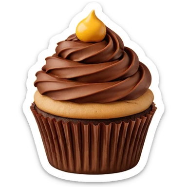Chocolate covered Reese’s pieces cupcake  sticker