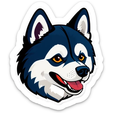 HUSKY DOG sticker