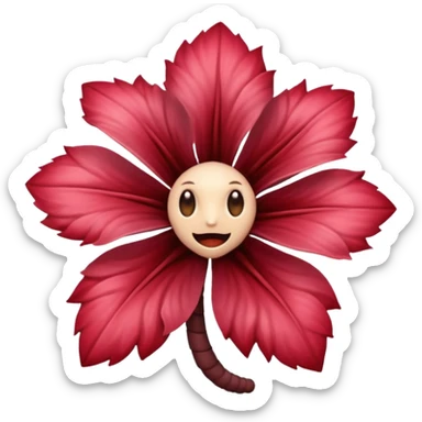  demogorgon flower head a ios emoji format sticker