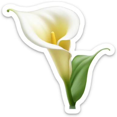 calla lily sticker