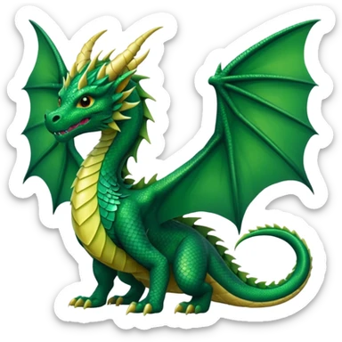 I need a character for an educational geography course, dragon style sticker
