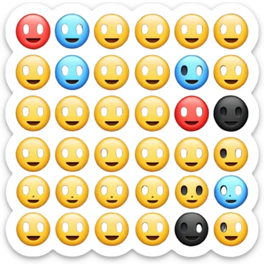 crie emojis para uma comunidade do discord sem fazer ou pegar algo pronto quero algo diferente esses que vc esta fazendo e mt ruim crie outros sticker