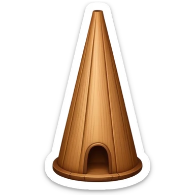 Generate for me an emoji about the authentic Assyrian musical wood wind instrument the Zorna sticker