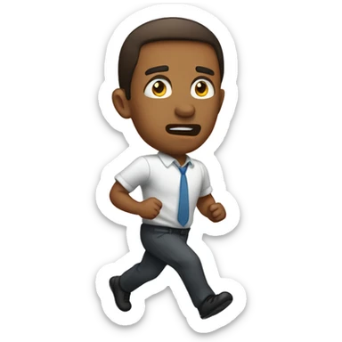 Running late  sticker