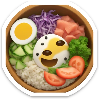 poke bowl sticker