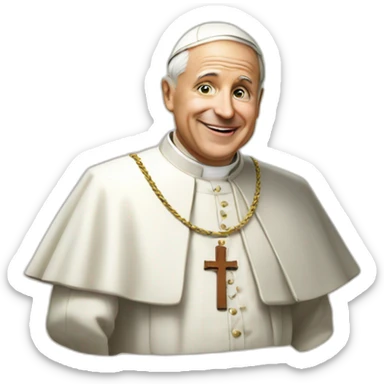 Le pape sticker