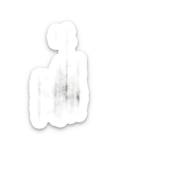 scarf red-green stripe sticker