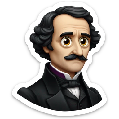 Edgar Allan Poe sticker