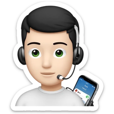 Gözleri kapalı, beyaz tenli ve dalgalı-kıvırcıkı siyah saçlı saç boyu orta omuzlarının biraz aşağısında bir kadın avatar, airpod kulaklıkları takılı müzik dinliyor ve kitap okuyor sticker