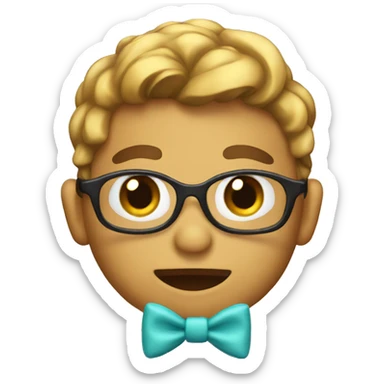 Doh wearing bow sticker