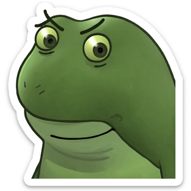 Holding back the tears  sticker