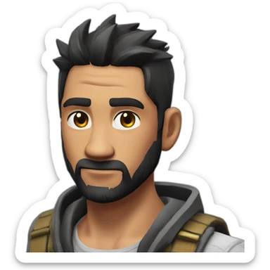 Emoji scar fortnite sticker
